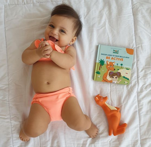 Baby ready to swim