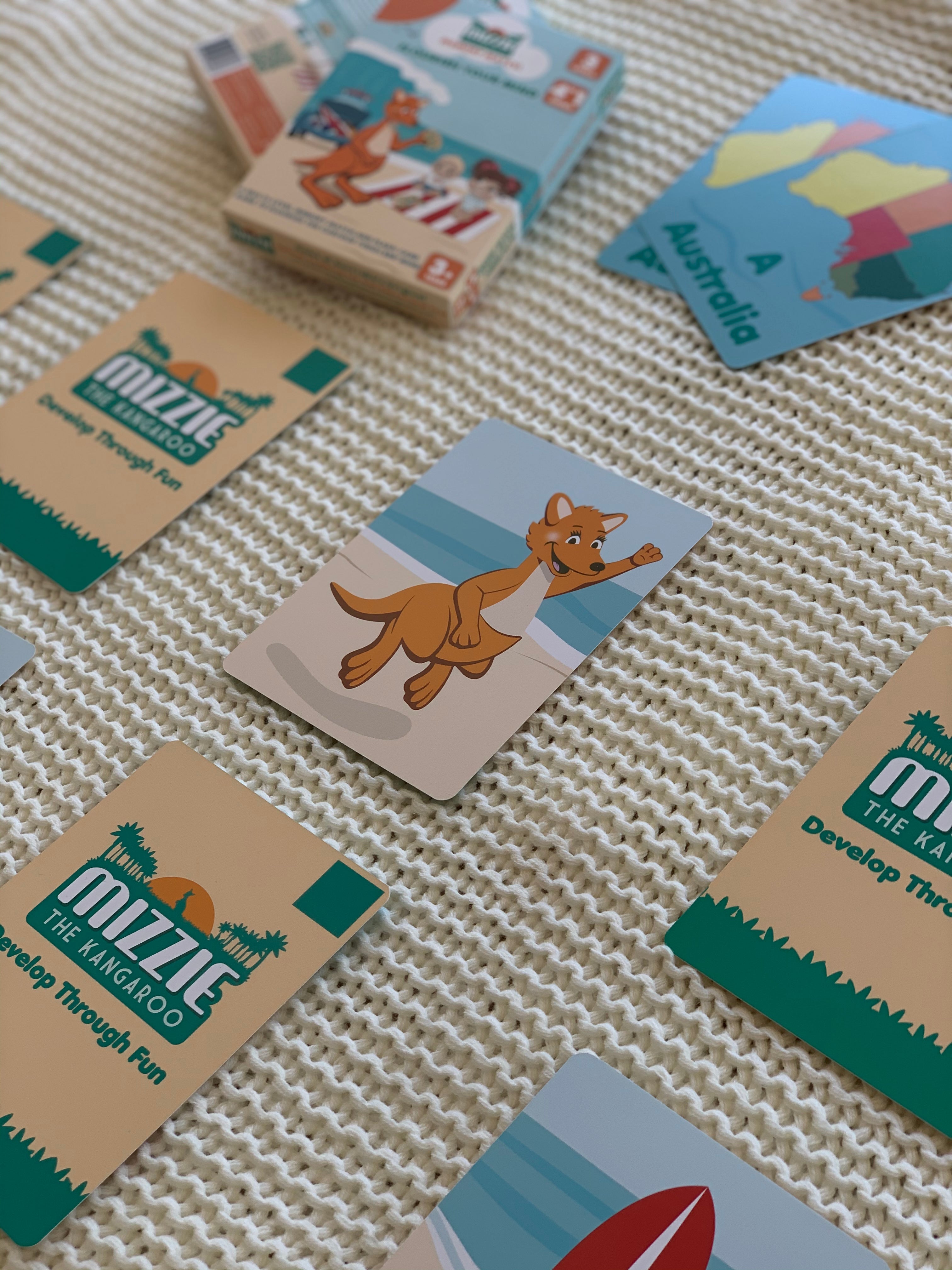 Mizzie The Kangaroo's NEW Mizzie Memory Match Jumbo Flash Cards!