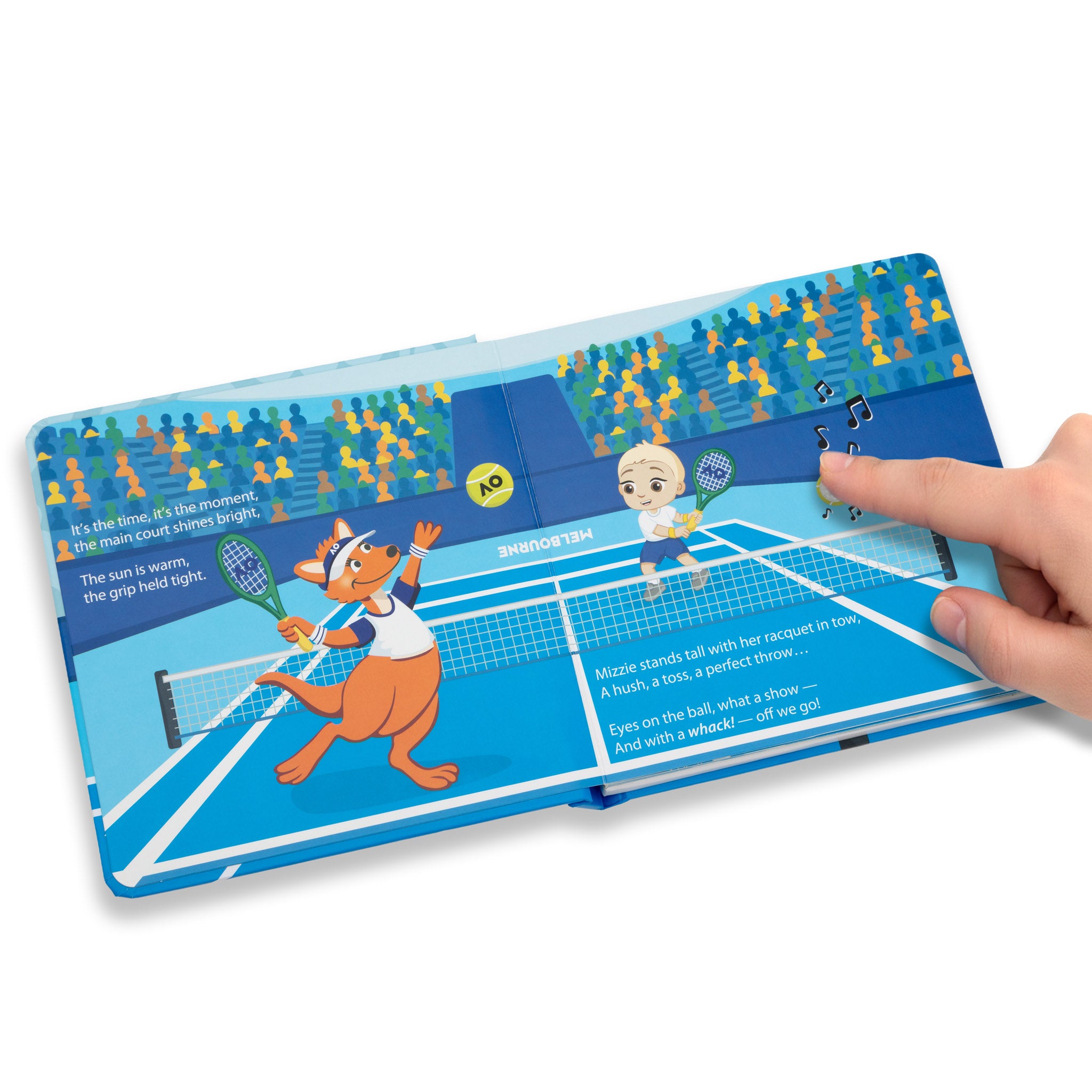 Mizzie Sound Book at the Australian Open