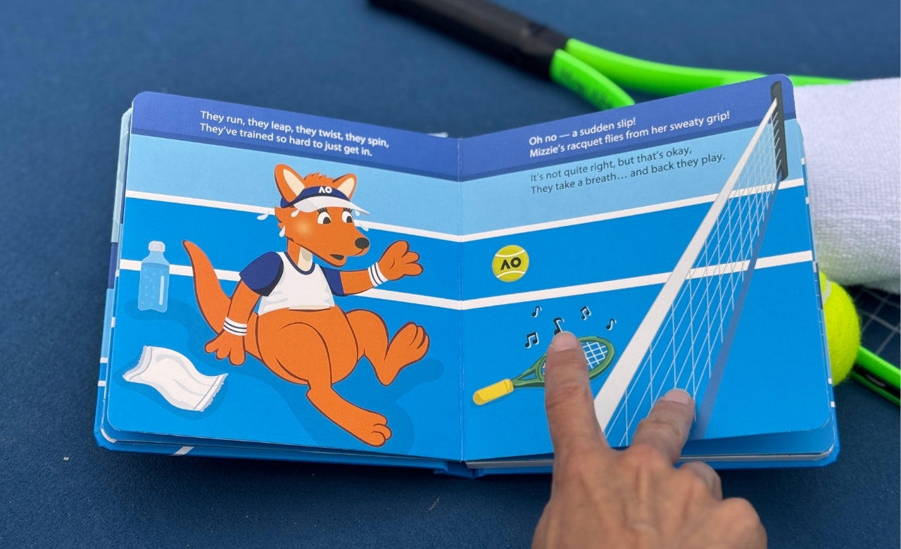 Mizzie Sound Book at the Australian Open