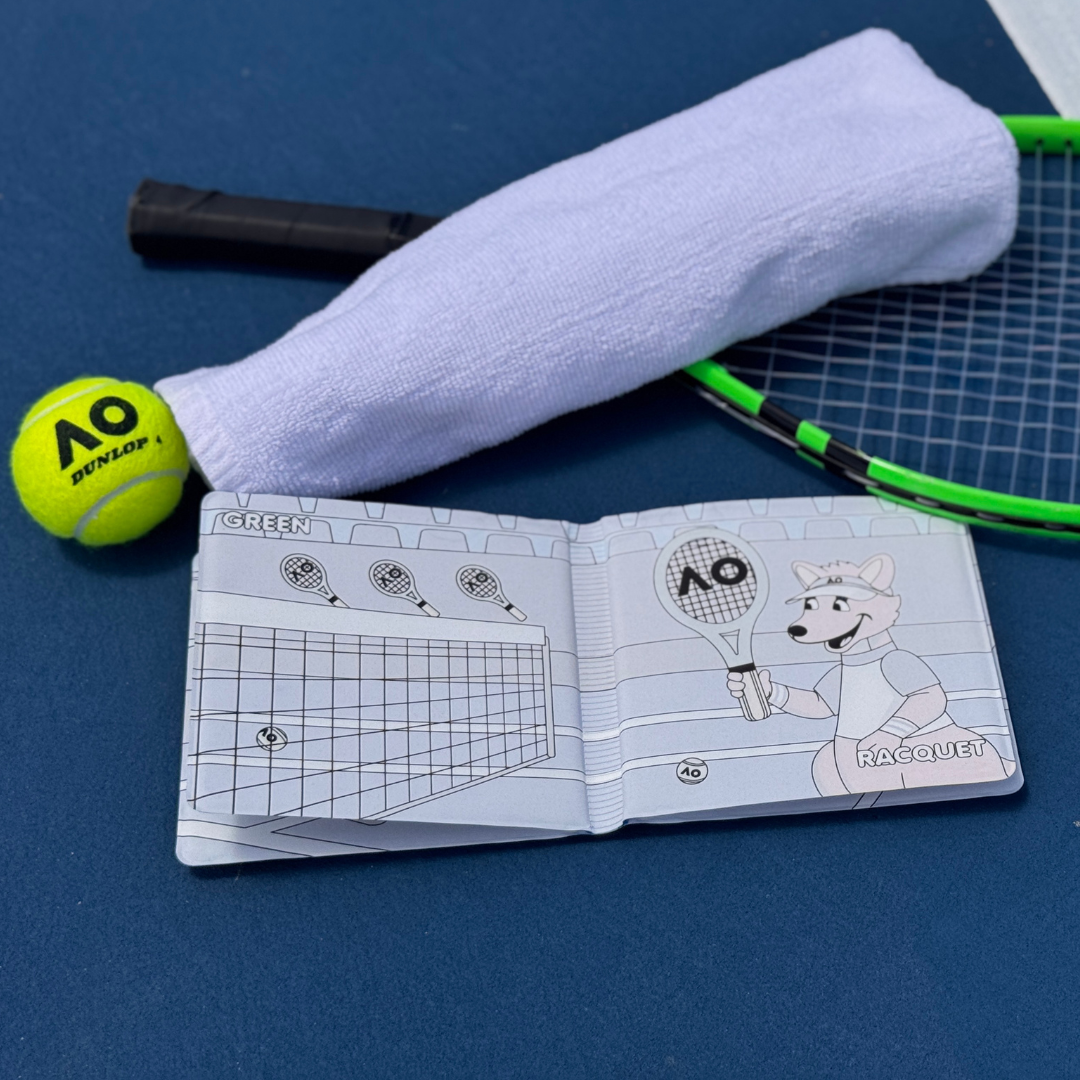 Mizzie x Australian Open Magic Baby Bath Book