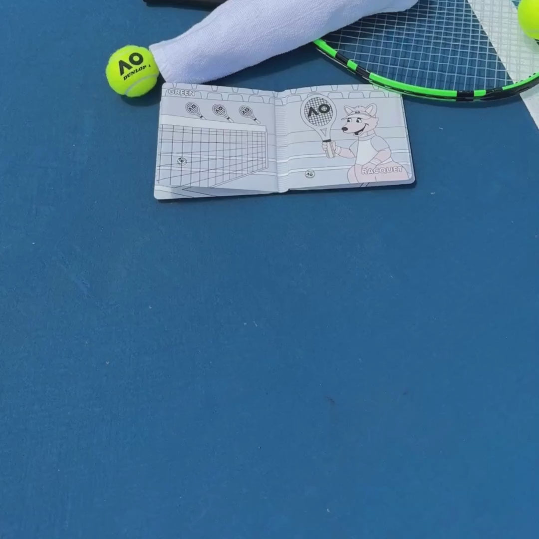 Mizzie x Australian Open Magic Baby Bath Book