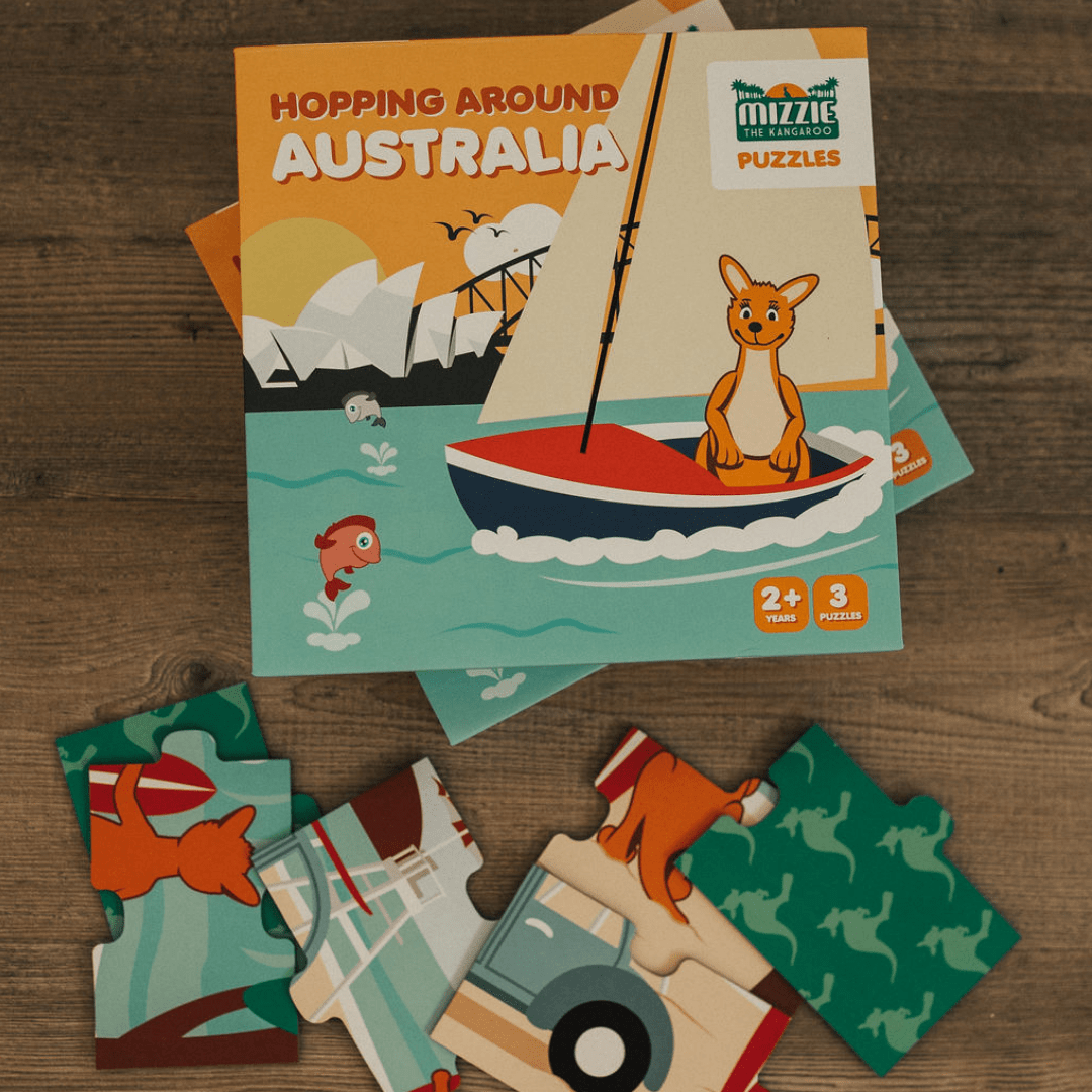 "Little Aussie Lovers" Puzzles Gift Set